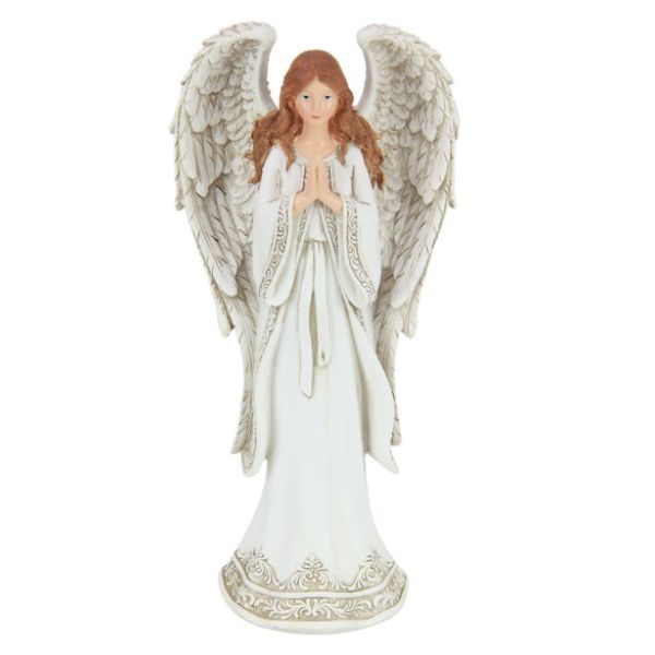 White Robe Prayer Angel - 24cm