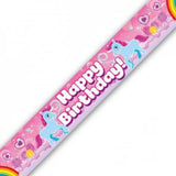 Load image into Gallery viewer, Happy Birthday Unicorn Rainbow Banner - 2.7m