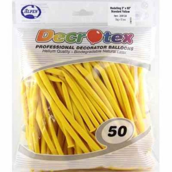 50 Yellow Pack Sempertex Modelling 260s Fash