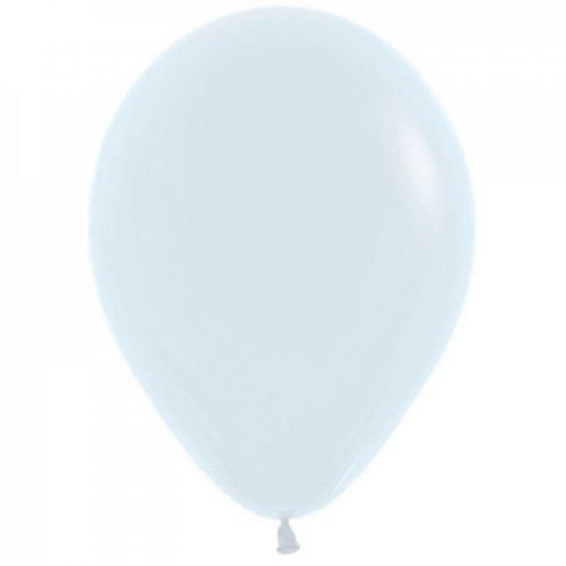 Fashion White Latex Balloon - 12cm - The Base Warehouse