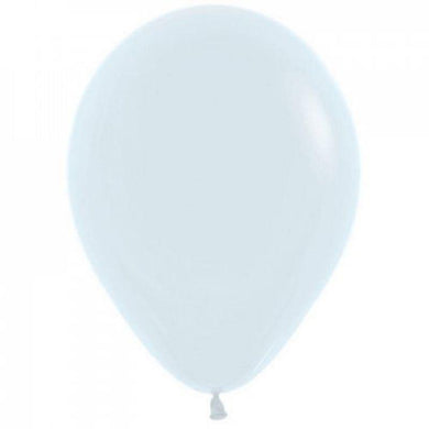 Fashion White Latex Balloon - 12cm - The Base Warehouse