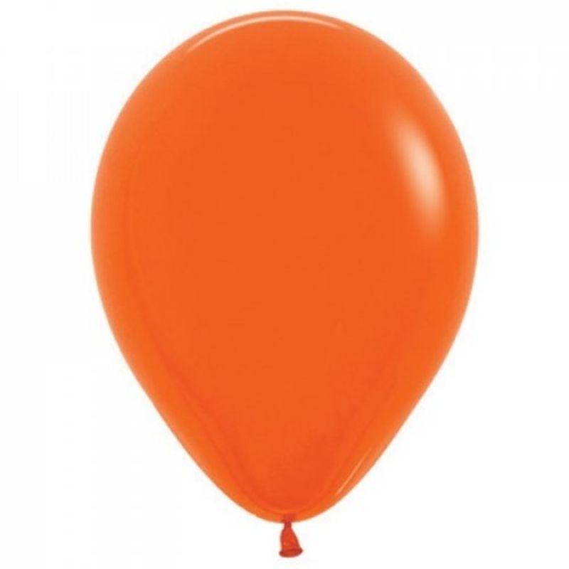 Fashion Orange Decrotex Balloon - 12cm