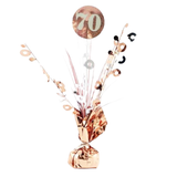 Load image into Gallery viewer, 70 Rose Gold & White Centrepiece Weight - 165g