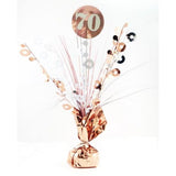 Load image into Gallery viewer, 70 Rose Gold & White Centrepiece Weight - 165g