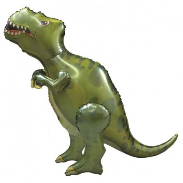 Tyrannosaurus Rex Shape Standing Air Foil Balloon - 66cm x 83cm x 33cm
