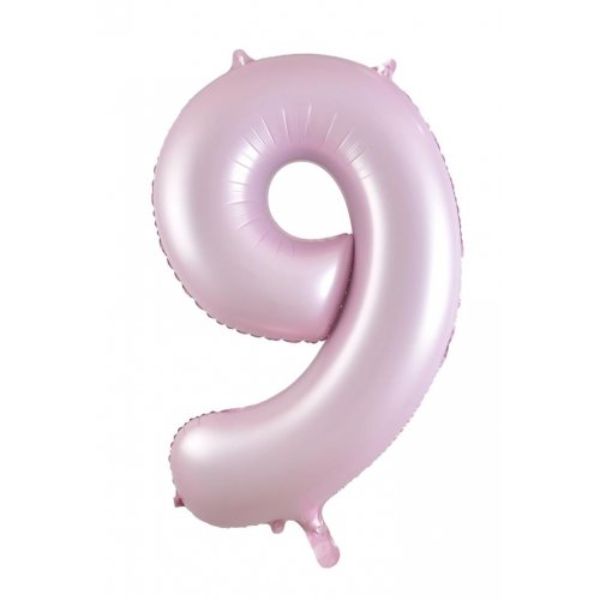 Matt Pastel Pink #9 Decrotex Foil Balloon - 86.36cm