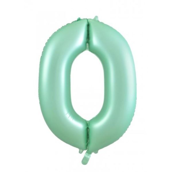 Matt Pastel Mint Decrotex Foil Balloon #0 - 86cm