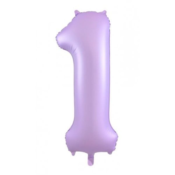 Matt Lilac Decrotex Foil Balloon #1 - 86cm