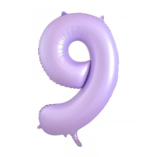 Matt Lilac Decrotex Foil Balloon #9 - 86cm