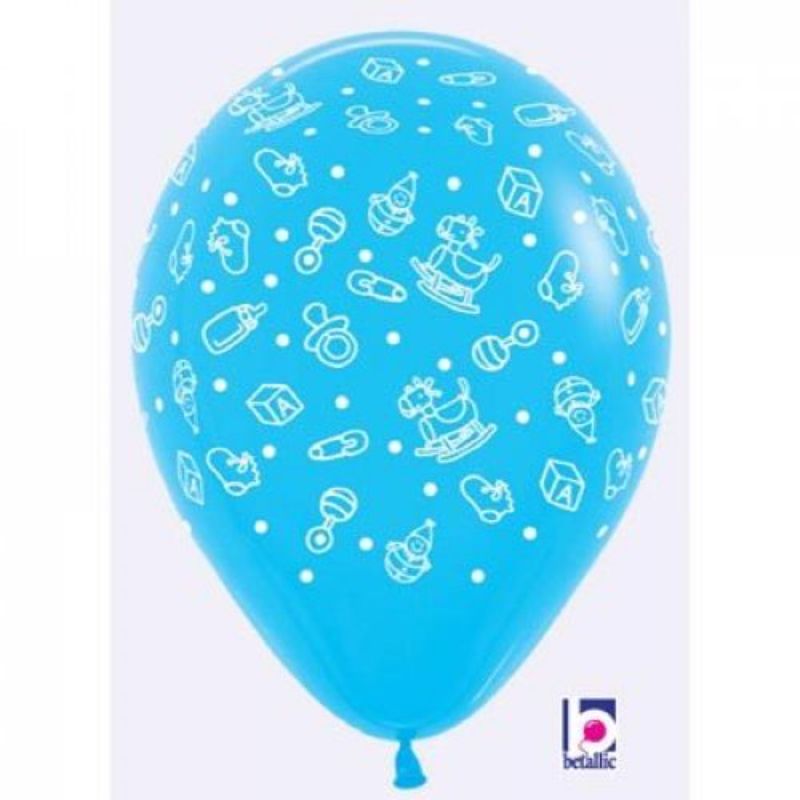 Blue Baby Bits Boy Balloon - 30cm