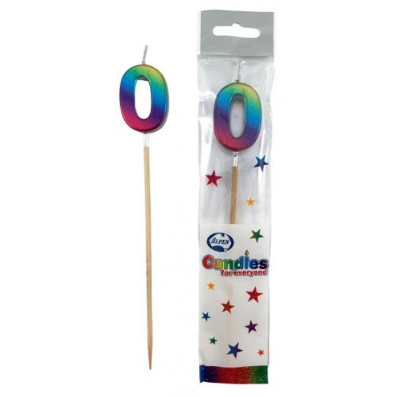 Metallic Rainbow #0 on Stick - The Base Warehouse