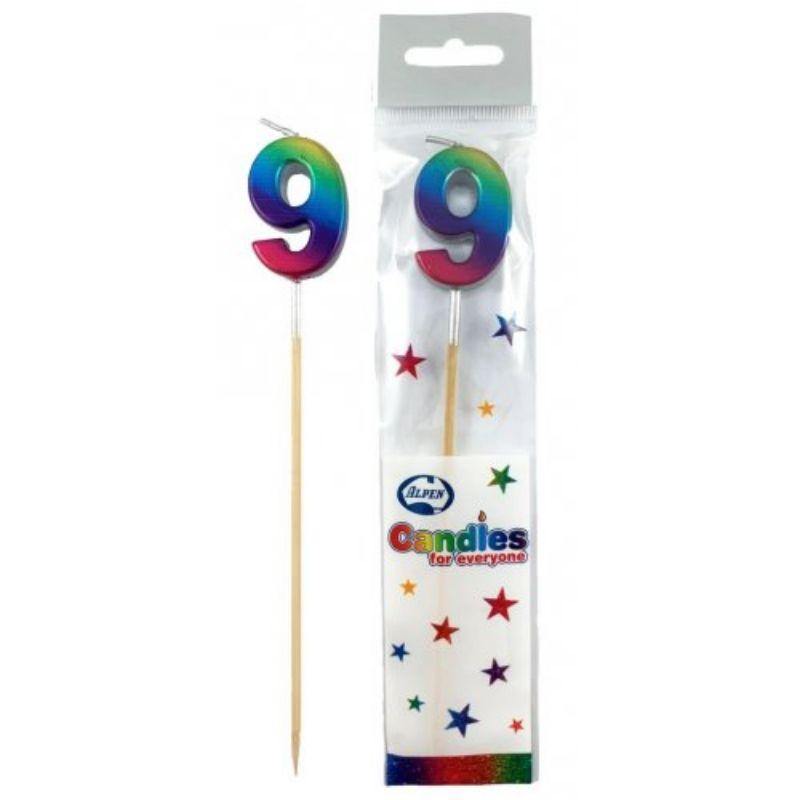 Metallic Rainbow #9 on Stick - The Base Warehouse