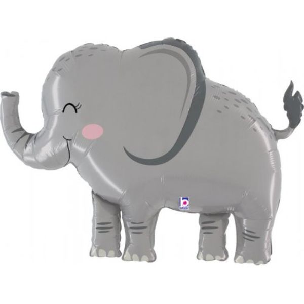 Jungle Elephant Shape Foil Balloon - 111cm