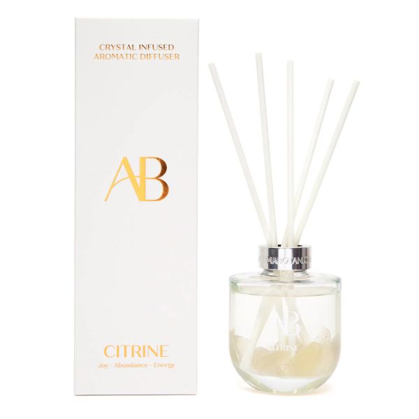Citrine Crystal Infused Aromatic Diffuser - 200ml