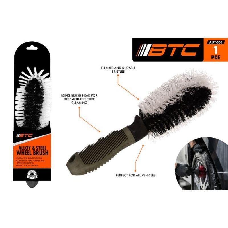 Alloy & Steel Wheel Brush - 25cm