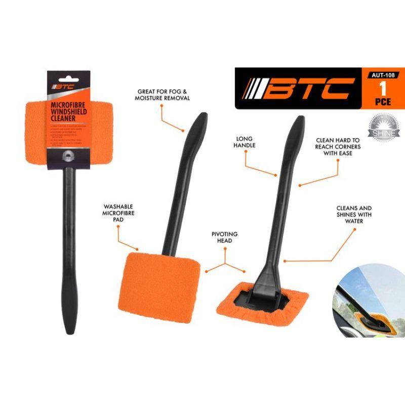 Microfibre Long Handle Cleaner - 39cm x 14cm - The Base Warehouse