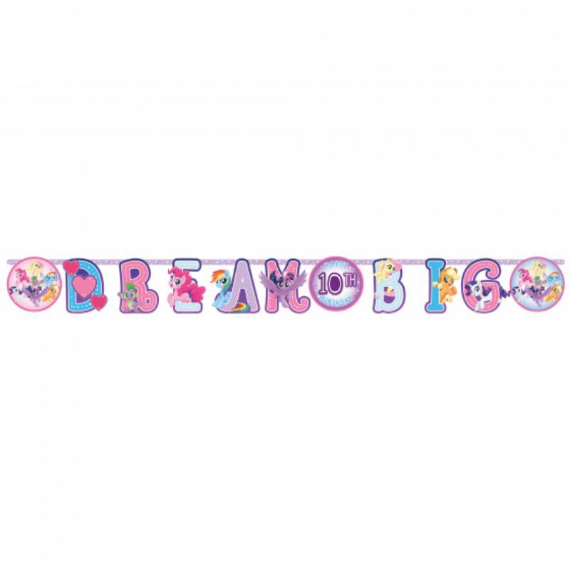 My Little Pony Friendship Adventures Jumbo Add-An-Age Letter Banner - 3.2m x 25cm