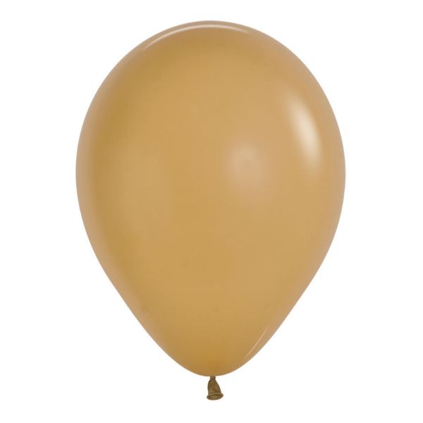 Sempertex 50 Pack Latte Fashion Sempertex Latex Balloons - 12cm