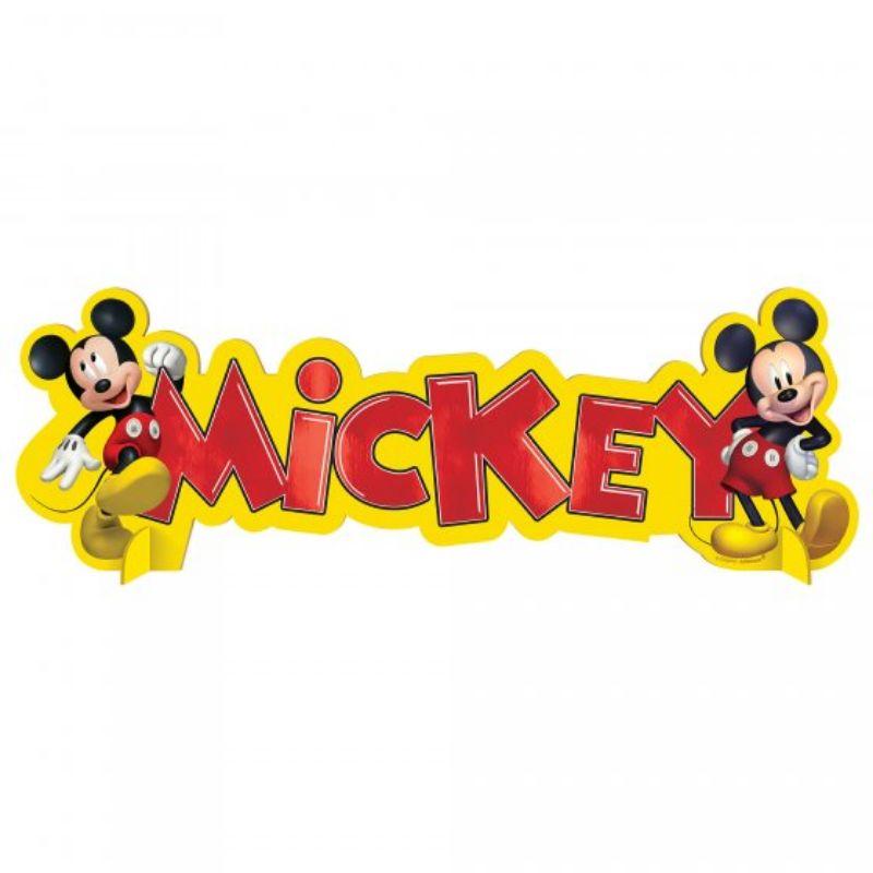 Mickey Mouse Forever Cardboard Table Decoration - 12cm x 35cm
