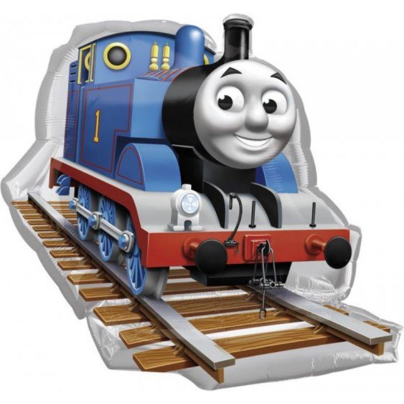 SuperShape XL Thomas the Tank Foil Balloon - 74cm x 69cm - The Base Warehouse