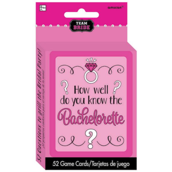 52 Pack Bachelorette Game Cards