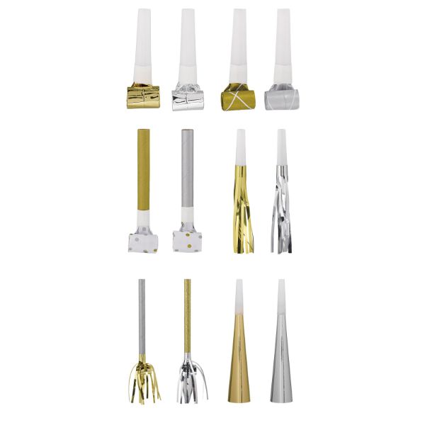 50 Pack Party Noisemakers Blowouts Mega Value Pack