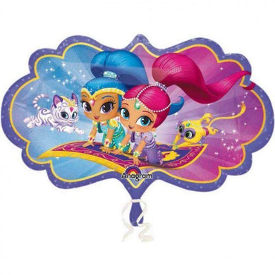 SuperShape Shimmer and Shine Foil Balloon - 68cm x 40cm - The Base Warehouse