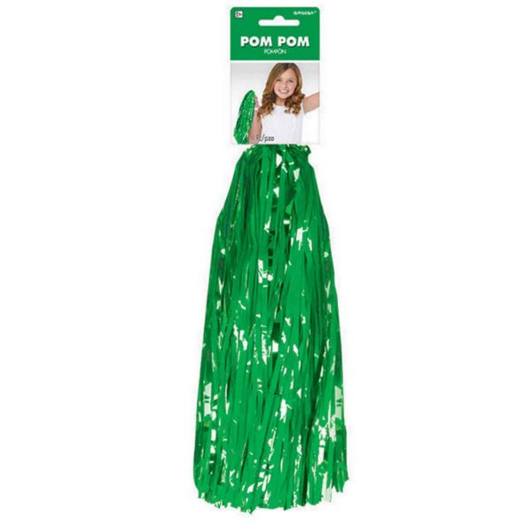 Green Vinyl Pom Pom Mixes - 38cm