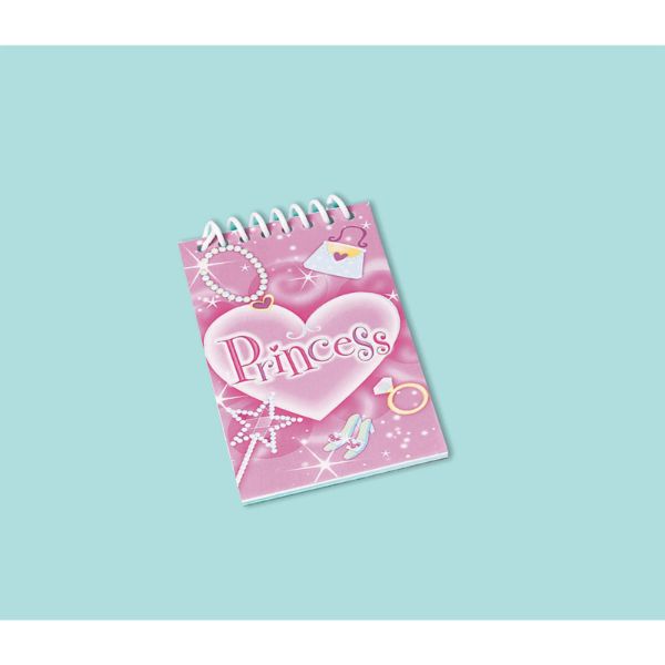 12 Pack Princess Note Pad Favor