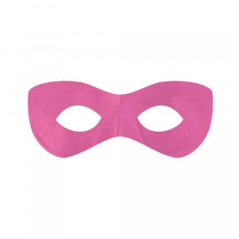 Pink Super Hero Mask - 7cm x 20cm