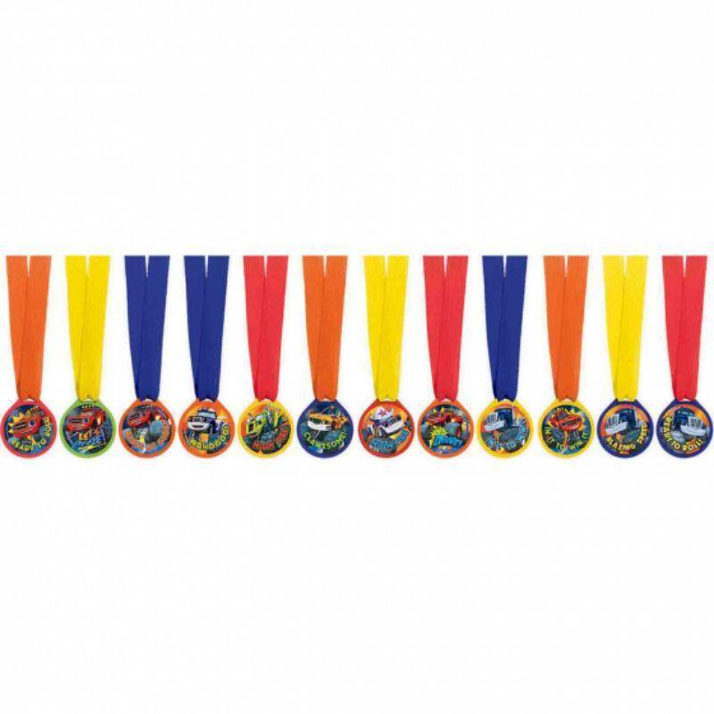 12 Pack Blaze Mini Award Medal Favor - The Base Warehouse