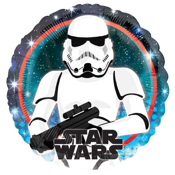 Star Wars Galaxy Stormtrooper Foil Balloon - 45cm