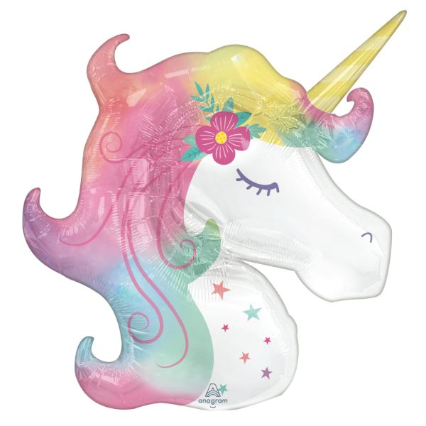 SuperShape Enchanted Unicorn Foil Balloon - 83cm x 73cm