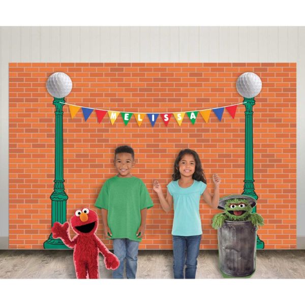 16 Pack Sesame Street Customizable Backdrop Kit