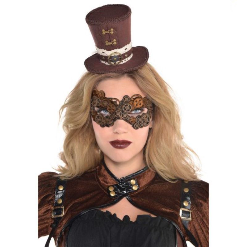 Steampunk Mask - Adult Size 21cm x 8cm