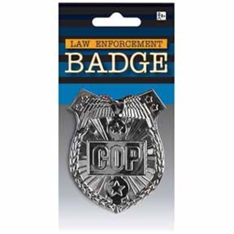 Careers Police Badge - Child Size 8+ 14.6cm x 7.6cm