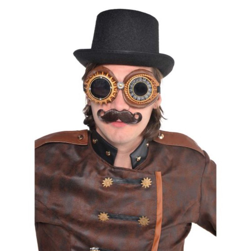 Steampunk Goggles - Adult Size 19cm x 8cm