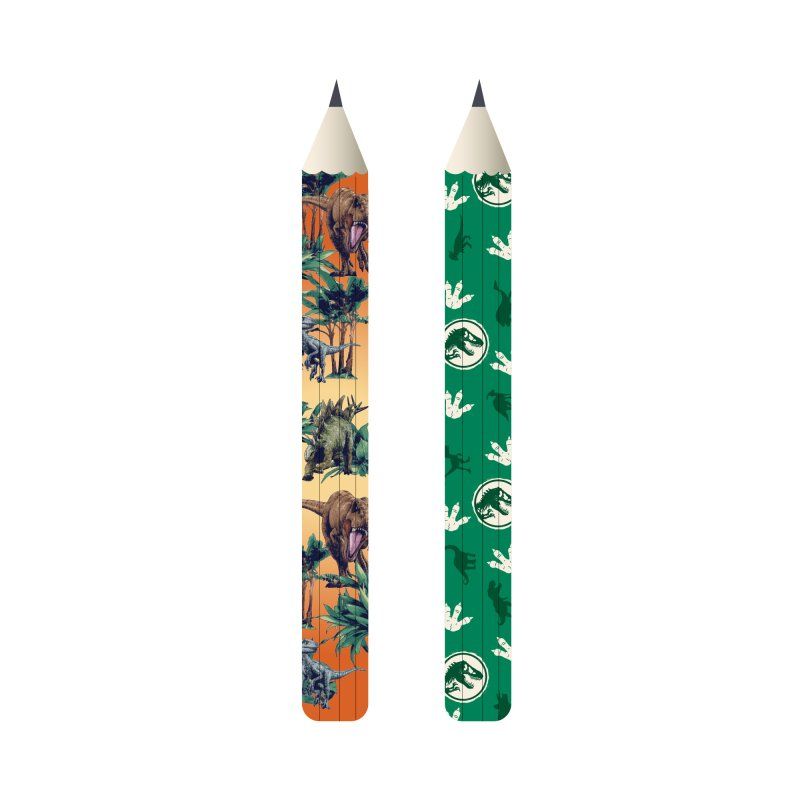 6 Pack Jurassic Into The Wild Pencils