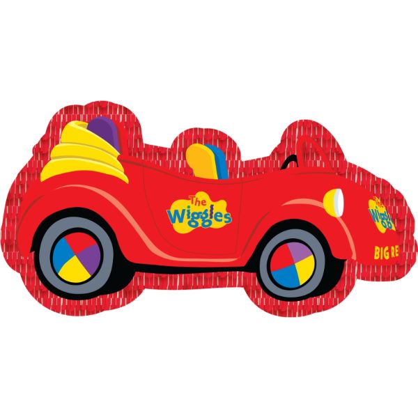The Wiggles Party Big Red Car Mini Pinata Decoration - 17cm x 9cm