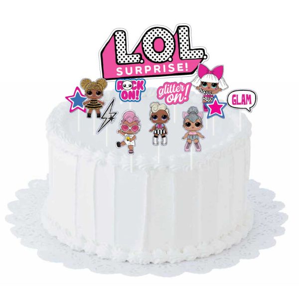 12 Pack LOL Surprise Together 4EVA Cake Topper Kit