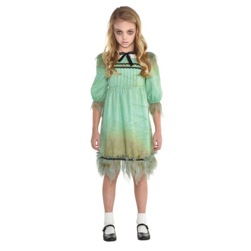 Creepy Girl Costume - Size 6-8 Years