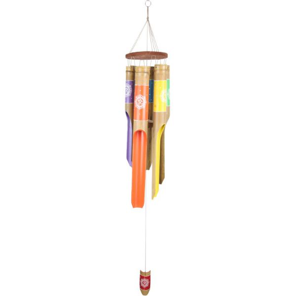 6 Tube Bamboo Om Meditation Wind Chime