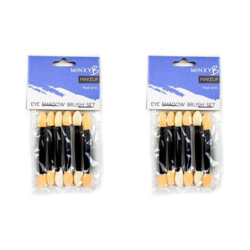 6 Pack Eye Shadow Brush Set - 6.5cm