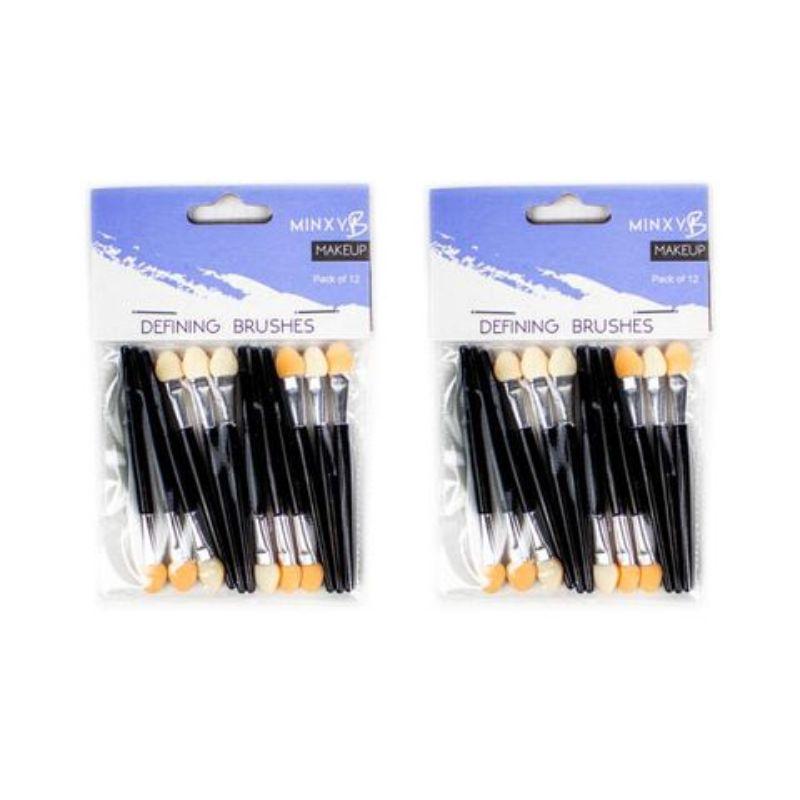 12 Pack Defining Brushes - 7.4cm