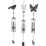 Load image into Gallery viewer, Silver Butterfly Owl Bird Wind Chime Assorted