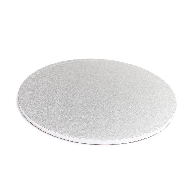 DRUM Silver Cake Board 10mm - 15cm