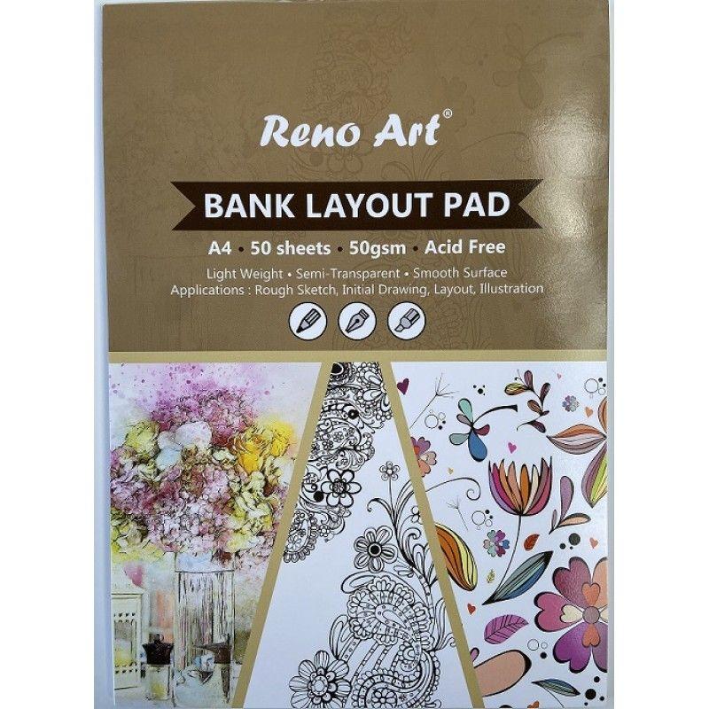 Bank Layout Pad A4 50gsm - 50 Sheets