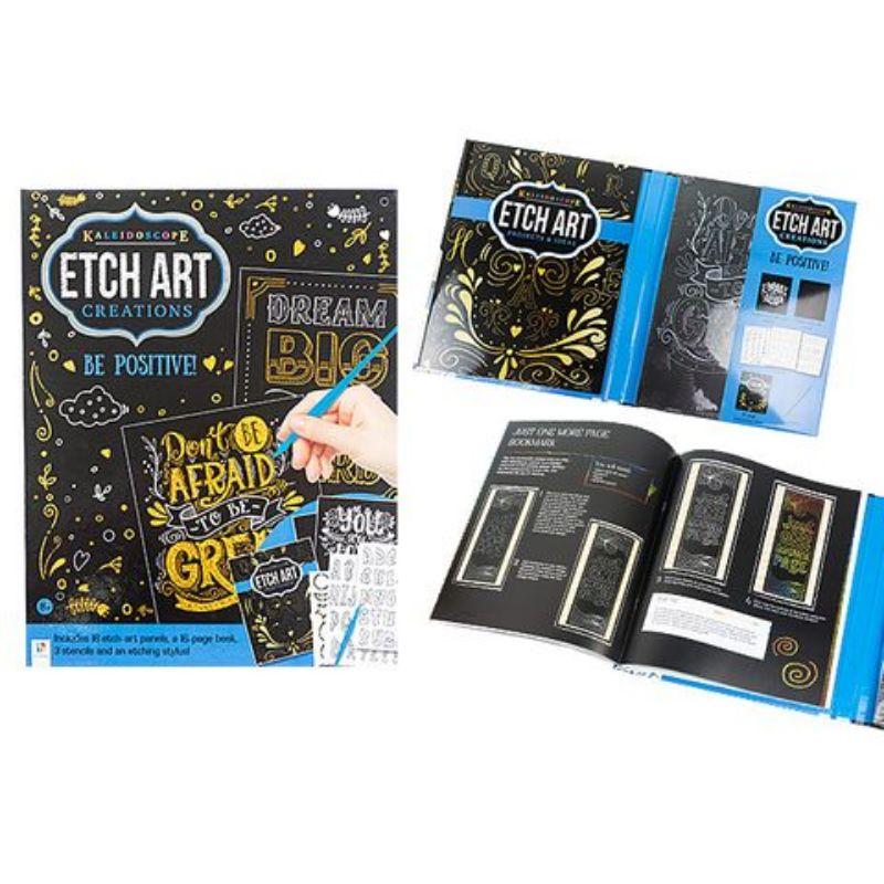 Etch Art Kit - Be Positive - 23cm x 29cm x 2cm