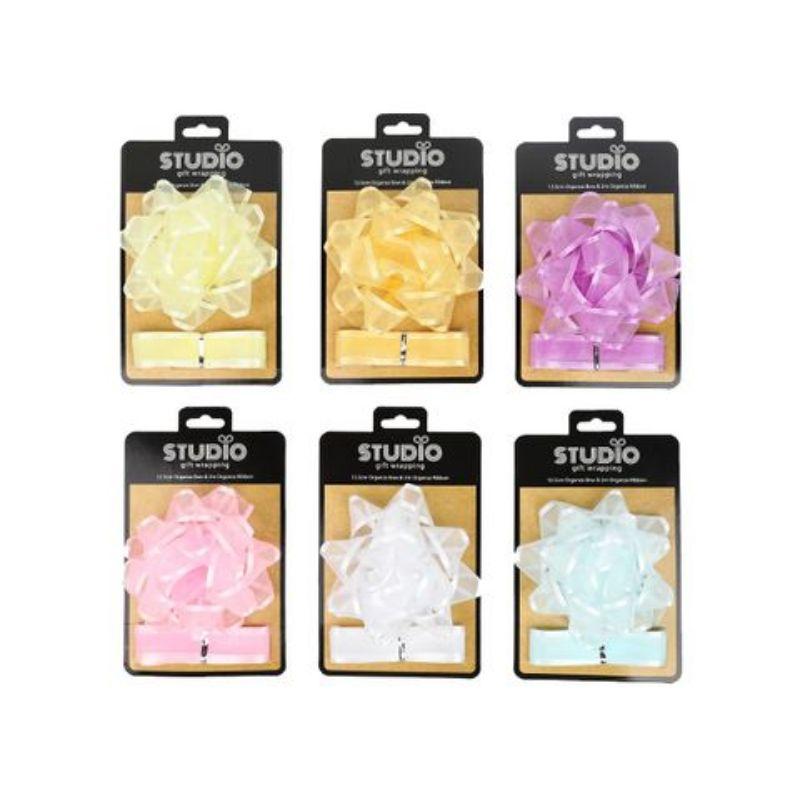 Organza Bow & Ribbon - 12.5cm x 2m