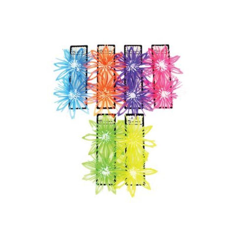2 Pack Neon Lotus Flower Bows